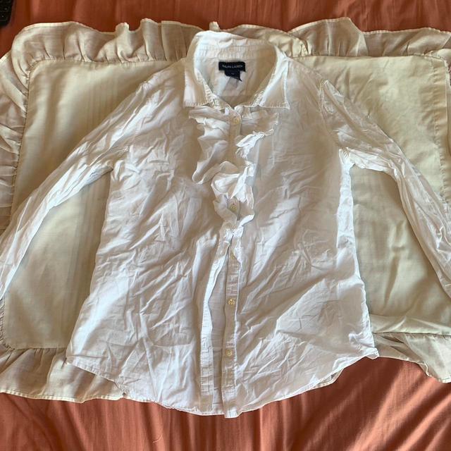 Ralph Lauren Women's Shirt - White - 6 on Productcaster.