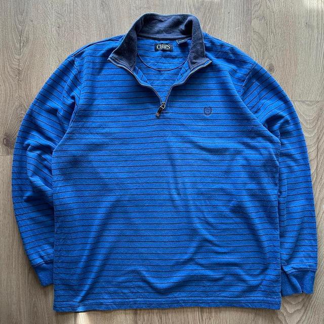 Chaps Men's Jumper - Blue - XL on Productcaster.