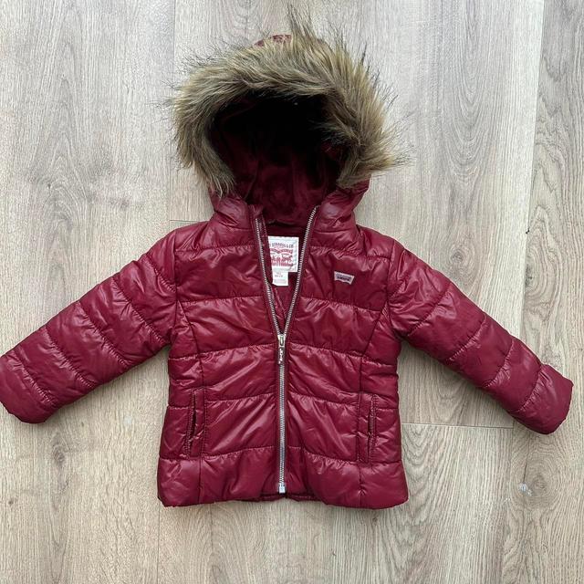 Levi's Kids' Puffer Jacket - Red/Burgundy - 18-24 months on Productcaster.