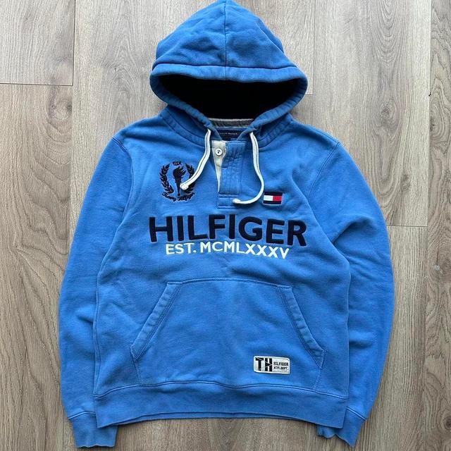 Tommy Hilfiger Men's Hoodie - Blue - S on Productcaster.