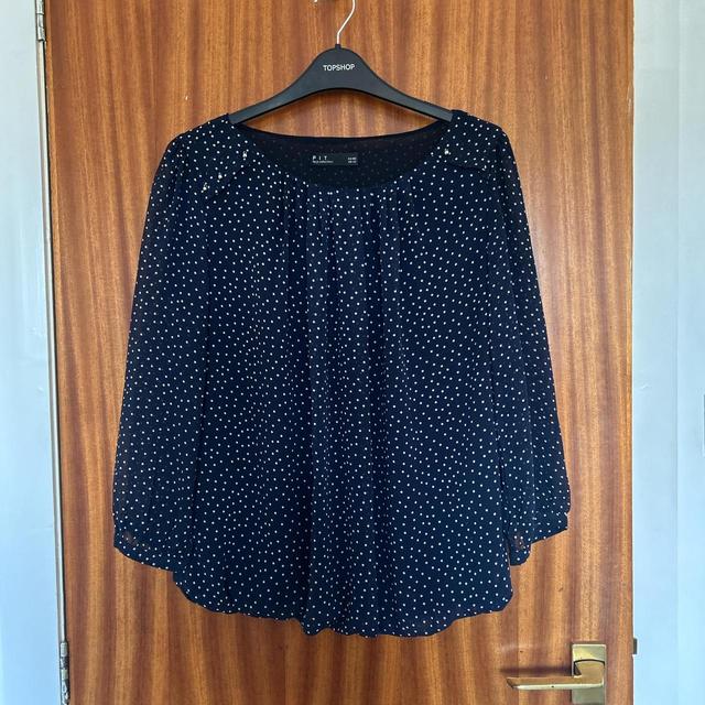 Women's Blouse - Navy/Blue - 12 on Productcaster.