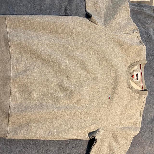 Tommy Hilfiger Men's Jumper - Grey - M on Productcaster.