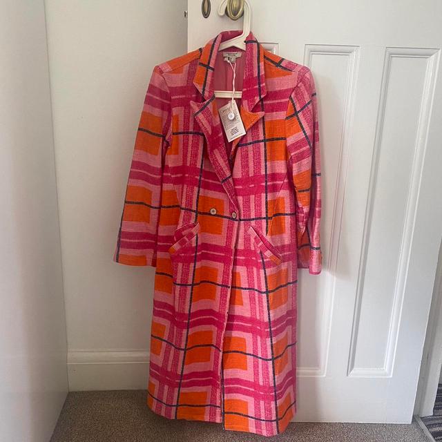 Women's Coat - Orange/Pink - UK 8 on Productcaster.