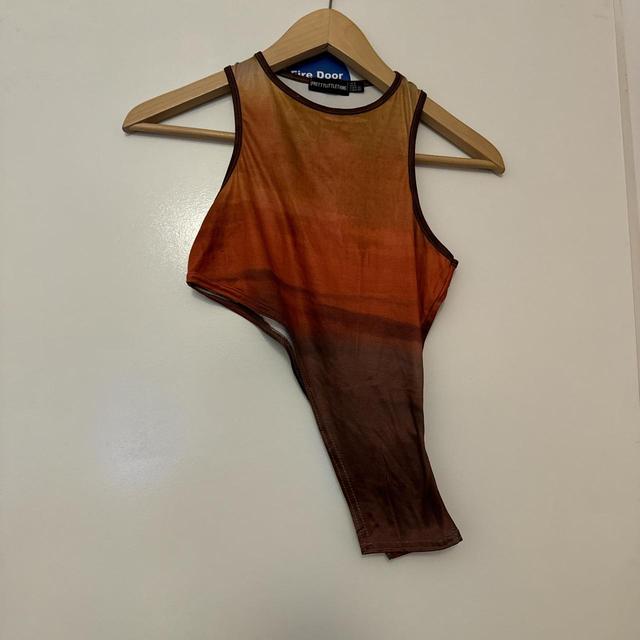 Women's Crop top - Multi/Orange - S on Productcaster.