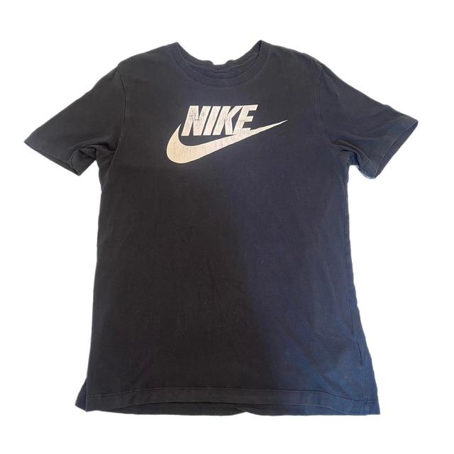 Nike Men's T-shirt - Black/White - M on Productcaster.