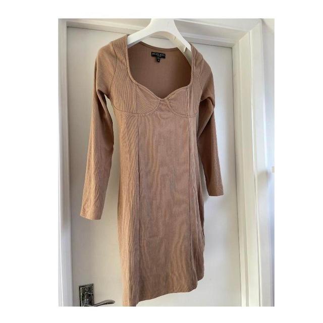 Brave Soul Women's Bodycon Dress - Tan/Brown - M on Productcaster.