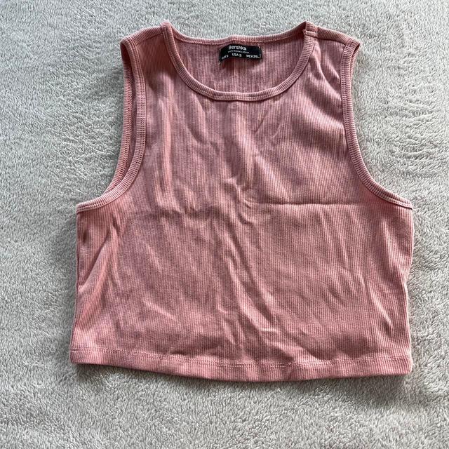 Bershka Women's Crop top - Pink - 8 on Productcaster.