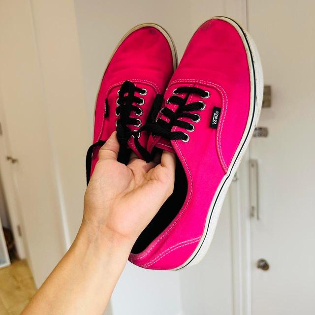 Vans Women's Trainers - Pink - UK 8.5 on Productcaster.