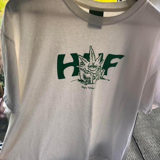 HUF Men's T-shirt - White - XL on Productcaster.