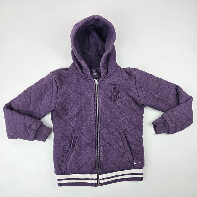 Nike Women's Hoodie - Purple/Blue - S on Productcaster.