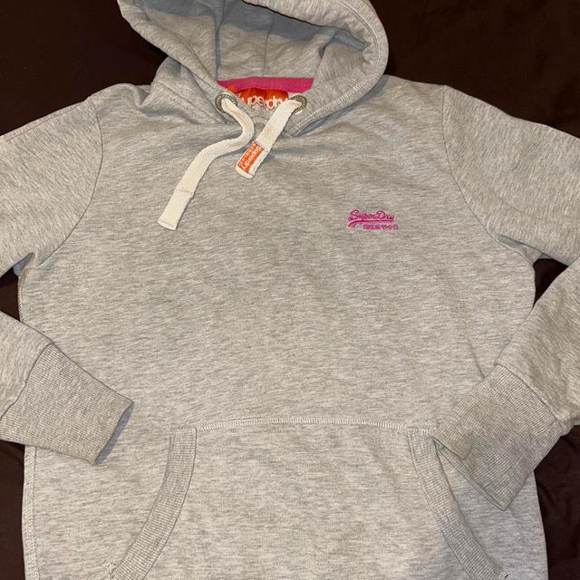 Superdry Women's Hoodie - Grey - 14 on Productcaster.