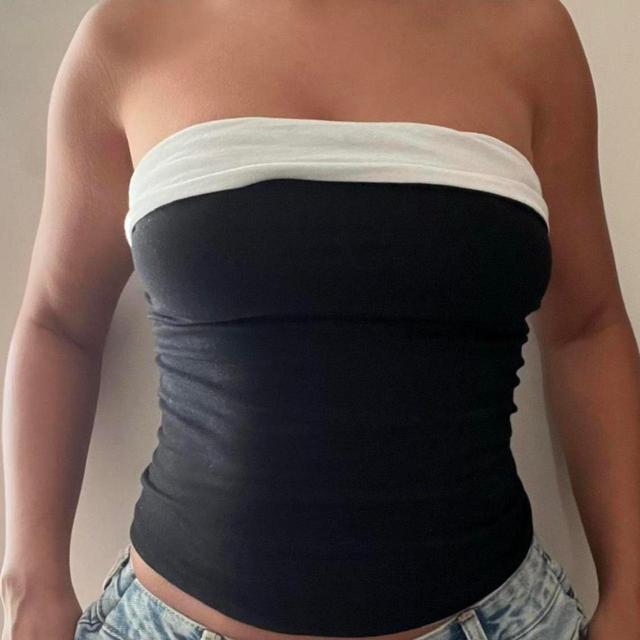 Handmade Women's Crop top - Black - S on Productcaster.