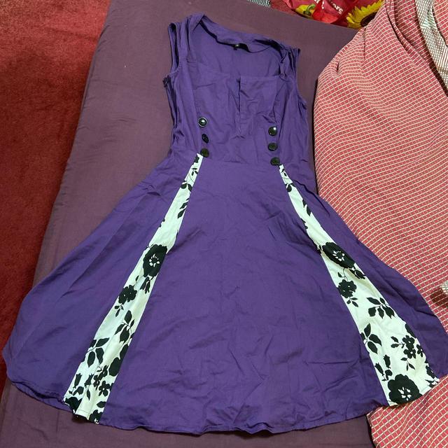 Women's A-line Dress - Purple - 12 on Productcaster.