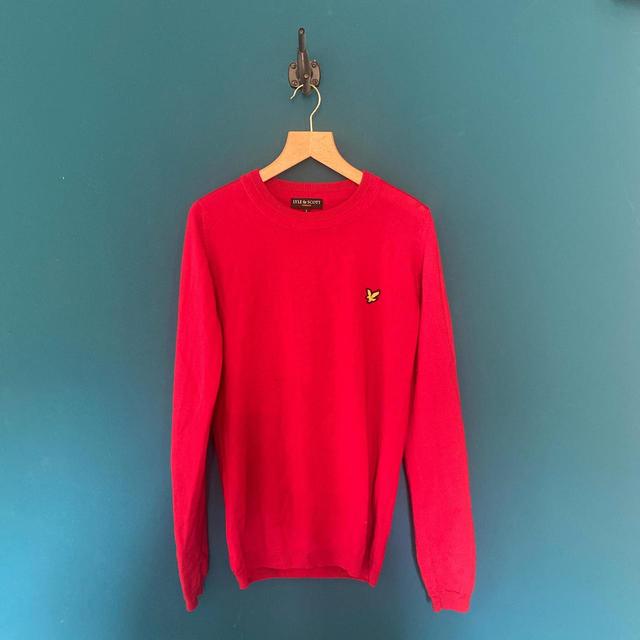 Lyle & Scott Men's Jumper - Red/Pink - S on Productcaster.