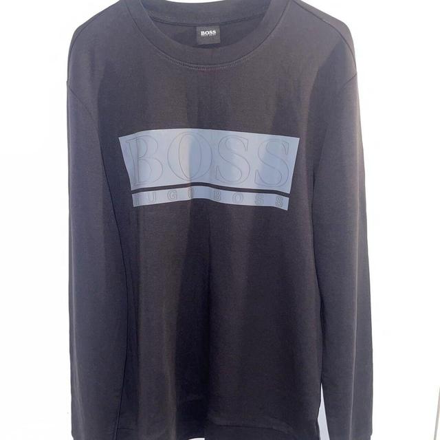 Hugo Boss Men's Sweatshirt - Black - S on Productcaster.