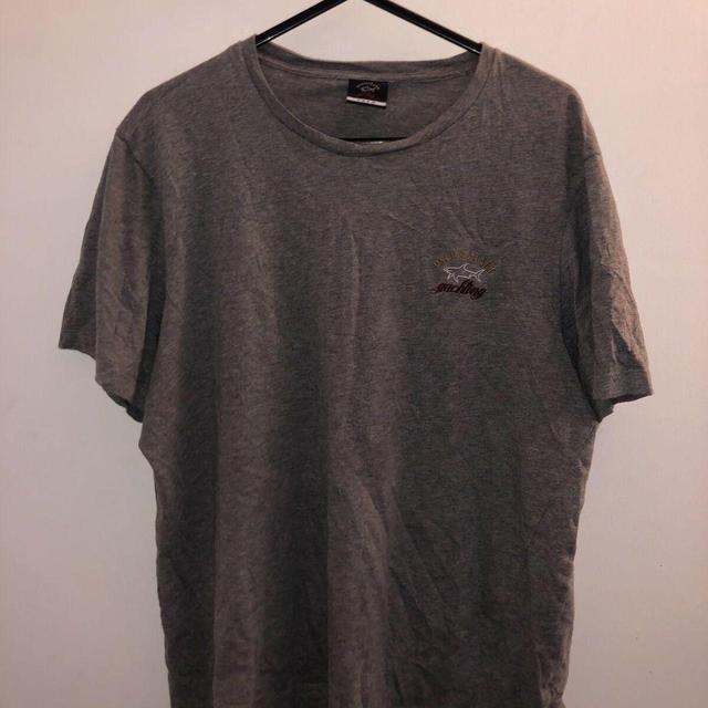 Paul & Shark Men's T-shirt - Grey - M on Productcaster.