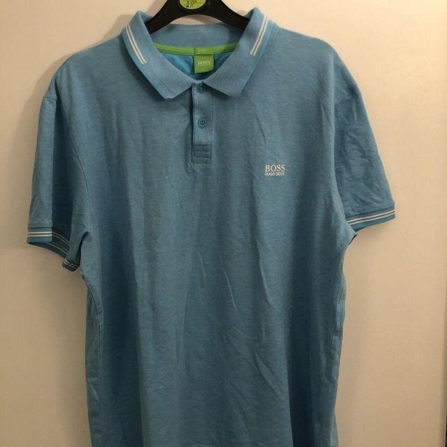 Hugo Boss Men's Polo shirt - Blue - XXL on Productcaster.