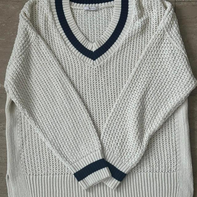 Women's Jumper - Cream/White - 16 on Productcaster.