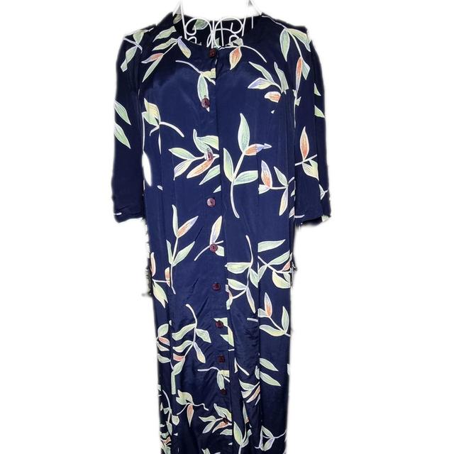 C&A Women's Shirt Dress - Navy/Multi - 20 on Productcaster.