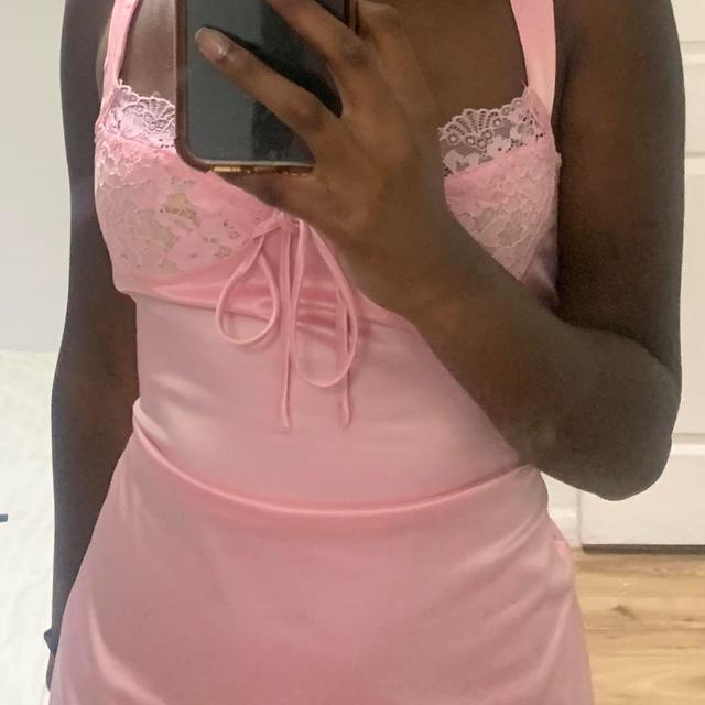 Preloved Women's Bodycon Dress - Pink - XS on Productcaster.