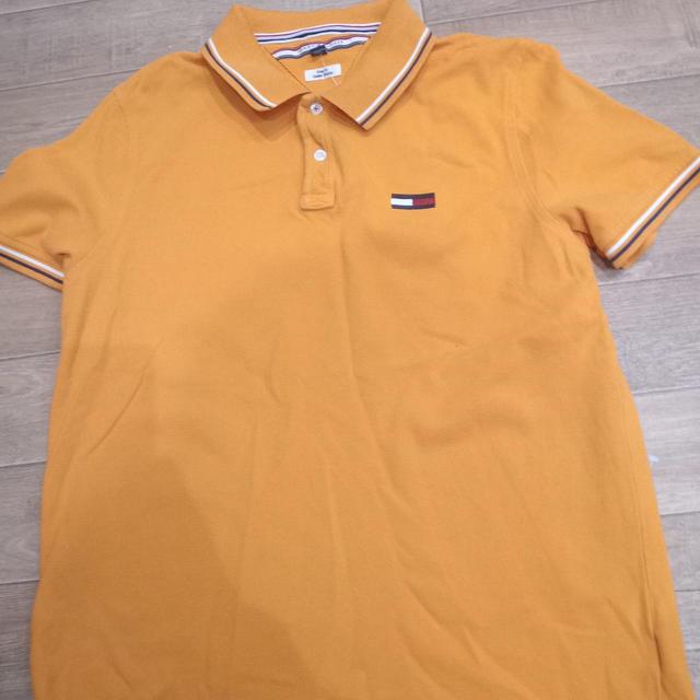 Tommy Hilfiger Men's Polo shirt - Orange - L on Productcaster.