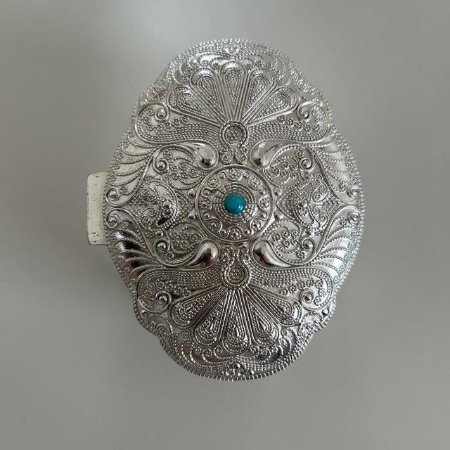 Vintage Women's Jewellery - Silver/Blue on Productcaster.