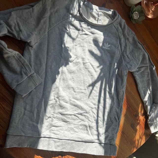 Adidas Women's Sweatshirt - Grey - M on Productcaster.