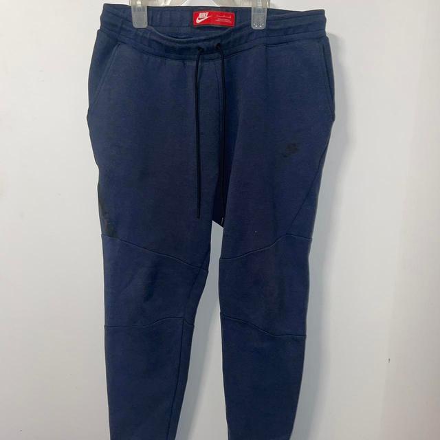 Nike Men's Sweatpants - Navy - L on Productcaster.