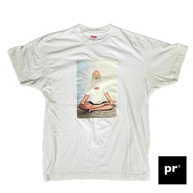 Supreme Men's T-shirt - White/Grey - L on Productcaster.