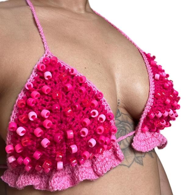 Women's Crop top - Pink - 10 on Productcaster.