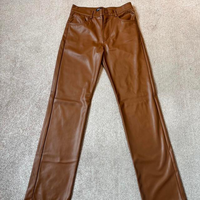 Zara Women's Trousers - Brown/Tan - S on Productcaster.