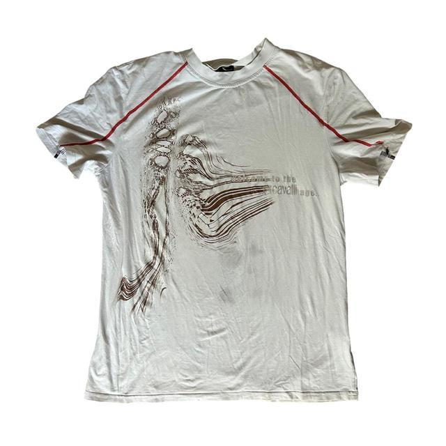 Just Cavalli Men's T-shirt - White - XXL on Productcaster.