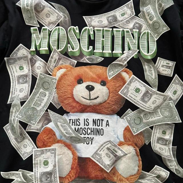 Moschino Women's T-shirt - Black/Multi - 6 on Productcaster.