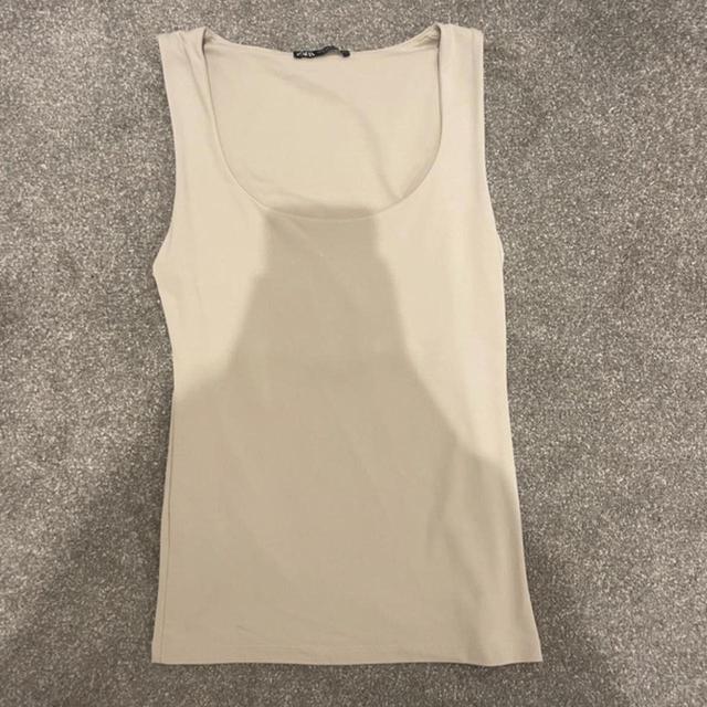 Zara Women's Vest - Cream - 6 on Productcaster.