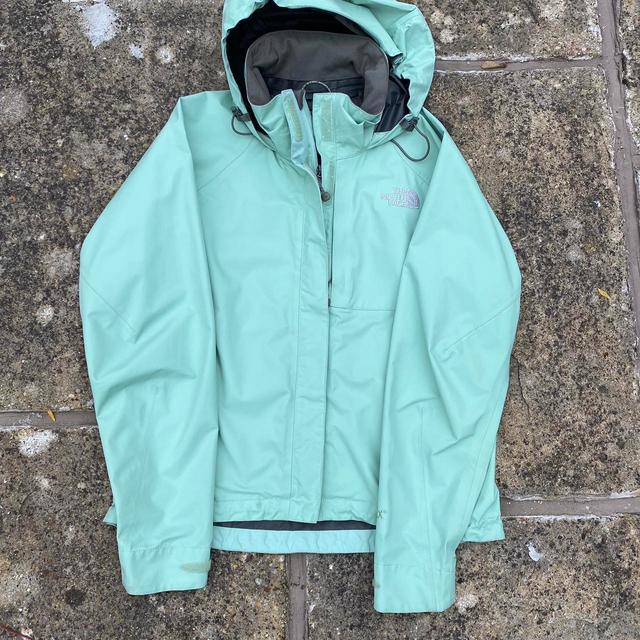 The North Face Women's Raincoat - Green/Blue - S on Productcaster.