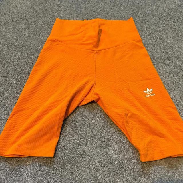 Adidas Women's Shorts - Orange - UK 12 on Productcaster.