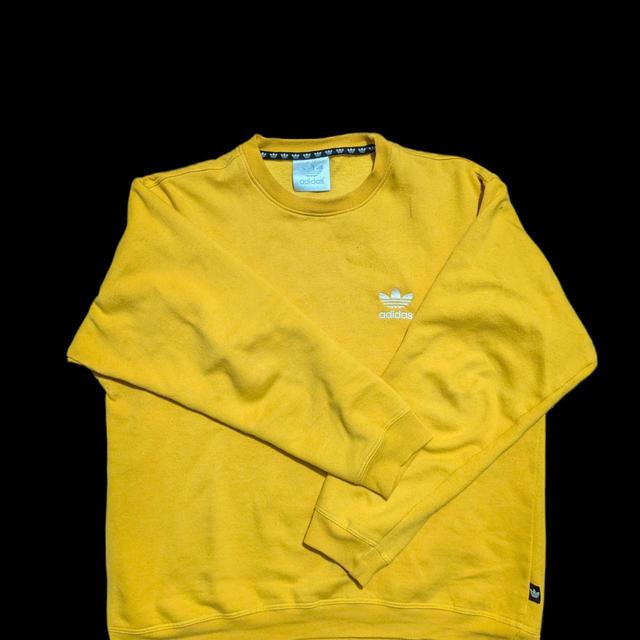 Adidas Men's Jumper - Yellow - M on Productcaster.