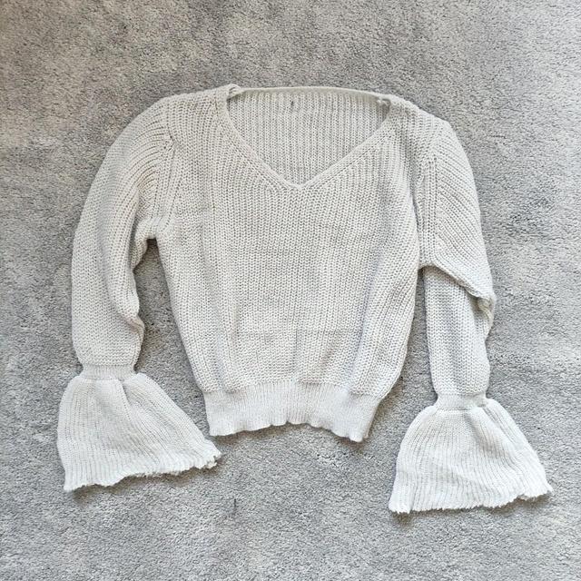 Vintage Women's Jumper - White - 8 on Productcaster.