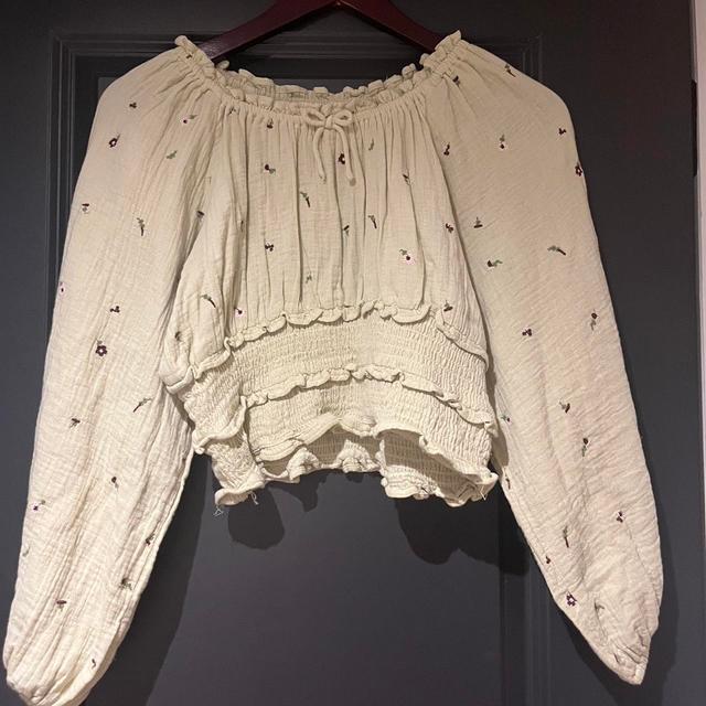 Zara Kids Crop top - Khaki/Cream - 12 years on Productcaster.