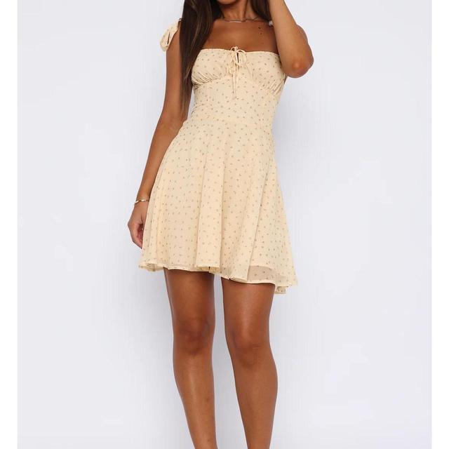 Women's Dress - Cream/Yellow - 10 on Productcaster.