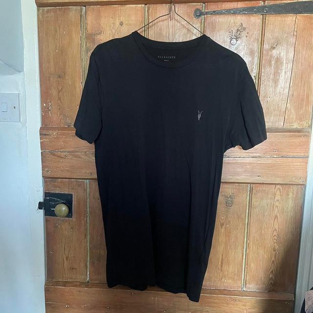 AllSaints Men's T-shirt - Black - S on Productcaster.