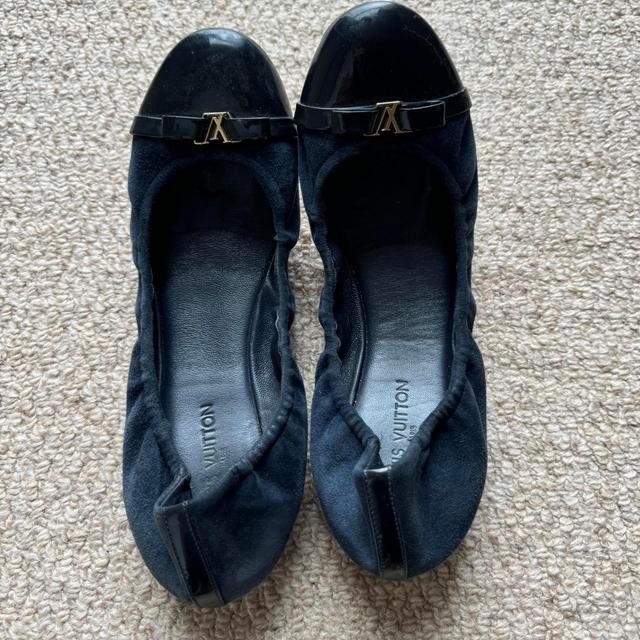 Louis Vuitton Women's Ballet shoes - Navy - UK 5.5 on Productcaster.