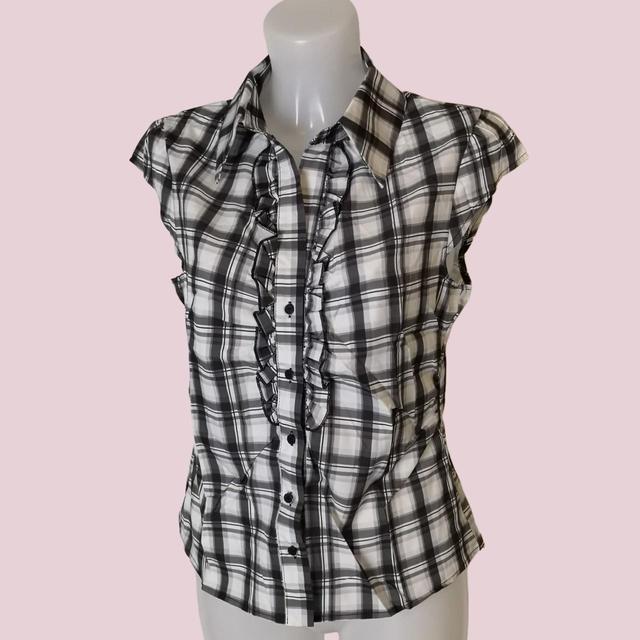 Women's Shirt - Black/White - 10 on Productcaster.