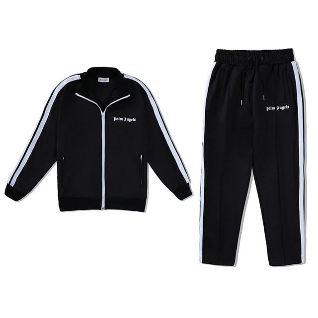 Palm Angels Men's Jumpsuits and playsuits - Black/White - S on Productcaster.