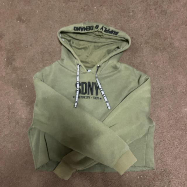 Designer Women's Hoodie - Green/Khaki - 10 on Productcaster.