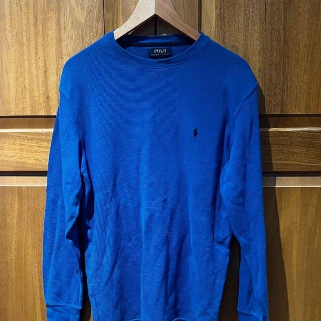 Ralph Lauren Men's Sweatshirt - Blue - M on Productcaster.