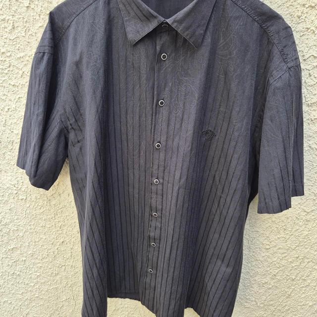 Versace Jeans Couture Men's Shirt - Grey - 3XL on Productcaster.