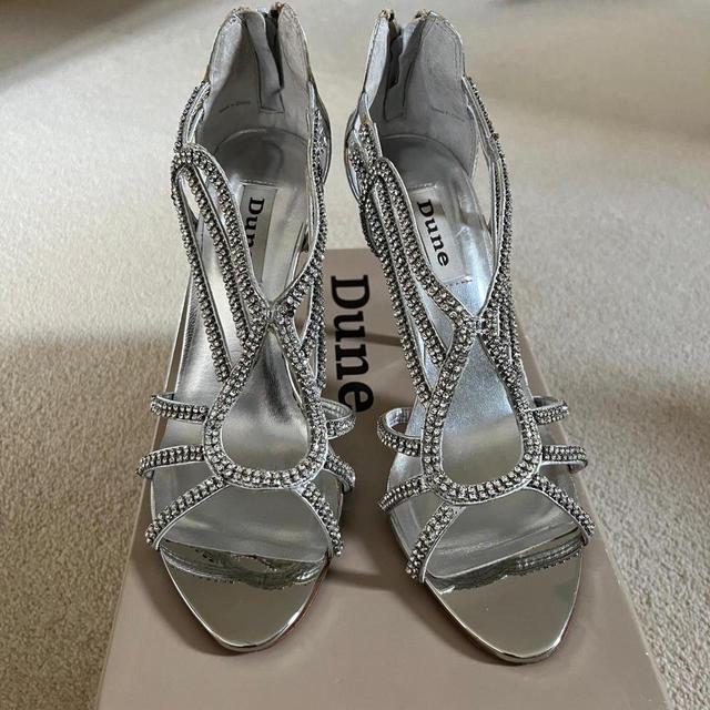 Dune Women's Sandals - Silver - UK 4 on Productcaster.