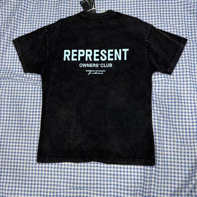 Represent Men's T-shirt - Black/Grey - M on Productcaster.