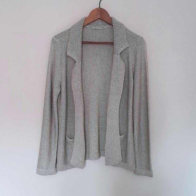 M&S Collection Women's Blouse - Silver/Grey - 14 on Productcaster.